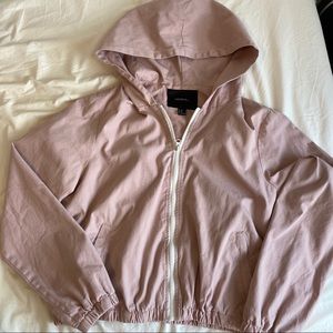 Forever 21 Hooded Jacket in Blush Pink
